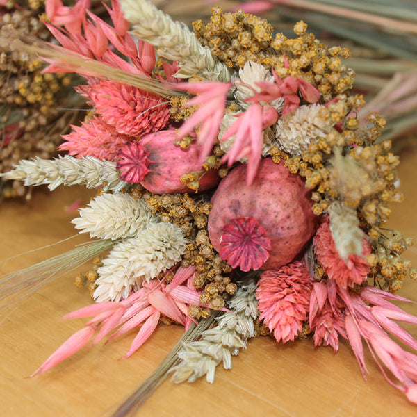 Raminho - Papaver rosa - Flores Secas - Atelier do Sabão